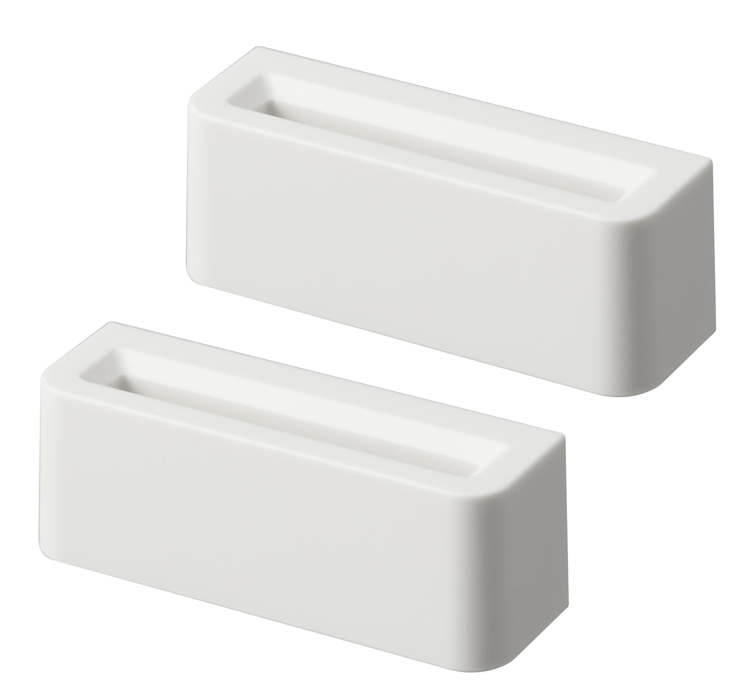 

Yamazaki Tower Wall Fan Holder Plasterboard Pins and Wood Compatible with Plasterboard x x Set of Fan Display Product 1953 (Includes Screws), White, белый