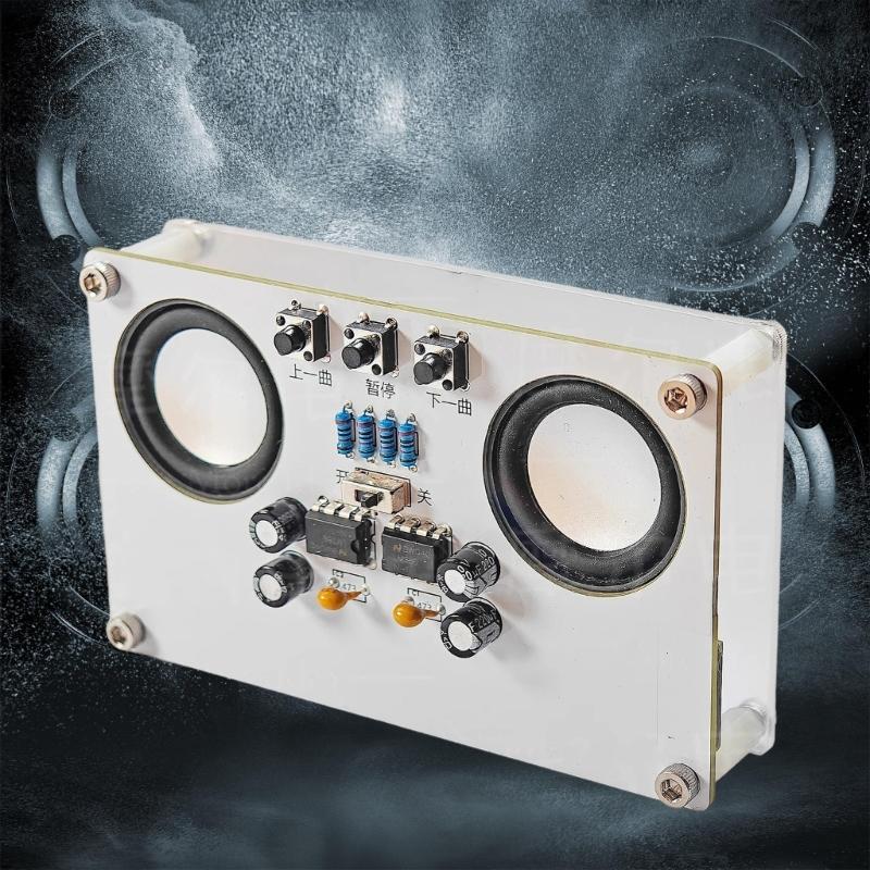 DIY Sound Speaker Building Kit With Wireless Technology Module For Electronics Enthusiasts And Students