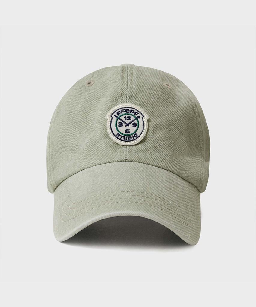 FFEFF STUDIO Pig Washed Wappen Ball Cap (Mint)