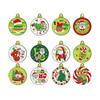 Wooden Pendant Set For Christmas Tree Decoration