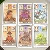 9*6cm Akashic Eye Lenormand: 61-Card Divination Set (36 Traditional + 12 New + 13 Optional) Modern Illustrated Oracle Cards