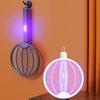 Foldable Electric Mosquito Killer Fly Swatter Trap USB Rechargeable Foldable Mosquito Swatter Insect Killer UV Light Bug Zapper