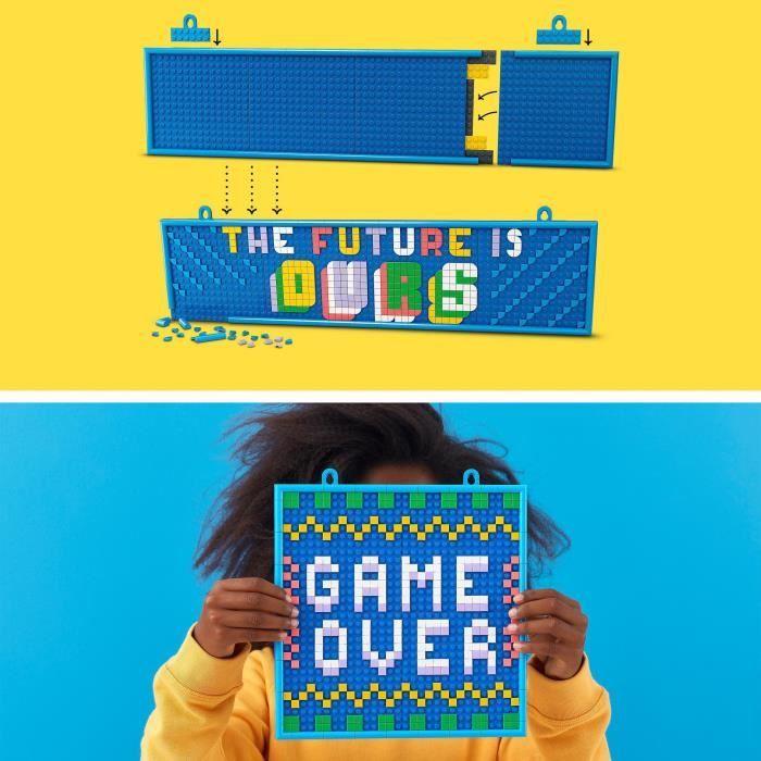 LEGO 41952 DOTS Le Grand Tableau À Message Personnalisable, Activité Manuelle, Création De Décoration, Cadeau Filles Et Garçons