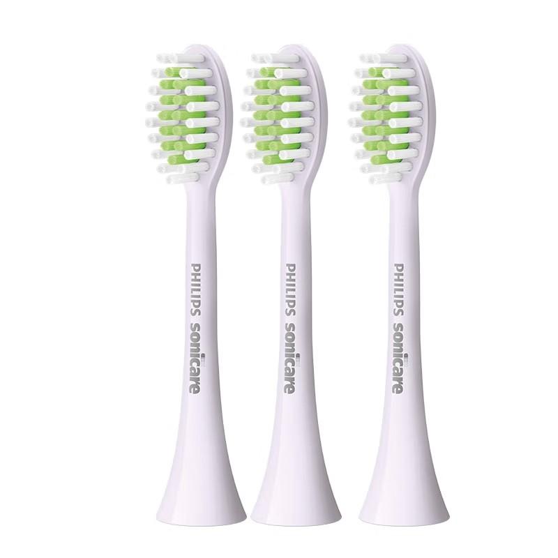 Philips HX2033 C1 fogkefefej csere Soft Bright White Kefefej Bright White 3 db Alkalmas HX2421HX2431HX2451HX2471HX2411HX2461 sorozathoz