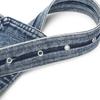 Denim Tasche Damen Umhängetasche Bauchtasche Pendler Crossbody Tasche