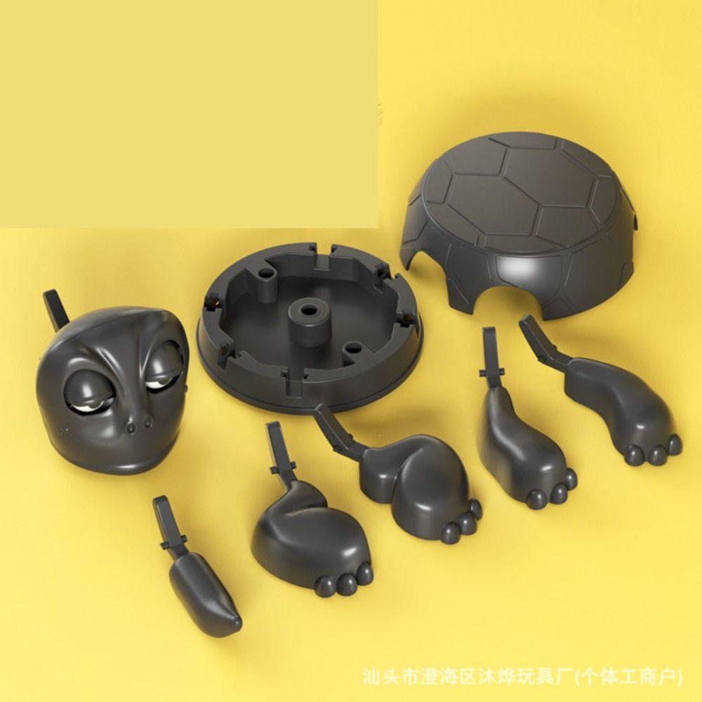 Press Panicked Turtle Coaster ABS DIY Turtle Base Cup Mat Turtle Cup Pad Quirky Toys Children Girl