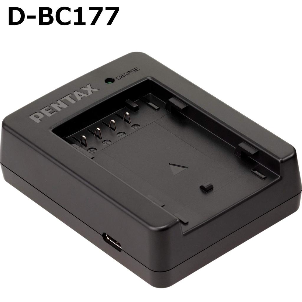 Pentax Can be used with your existing C cable and AC adapter or mobile Charging Approximately hours with PD 37871 D-BC177 Charger. USB-Type device.