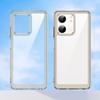 Per Oppo A5x 4G/A5x 5G Custodia TPU+Acrilico Protettiva Trasparente Copertura Telefono