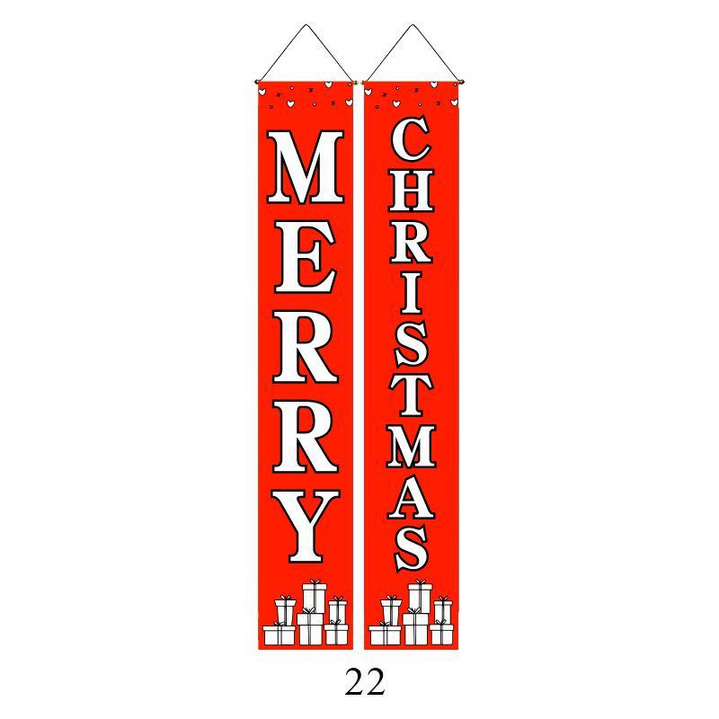 Elegant Nutcracker Christmas Decoration Hanging Door Banner Soldier Character Porch Sign