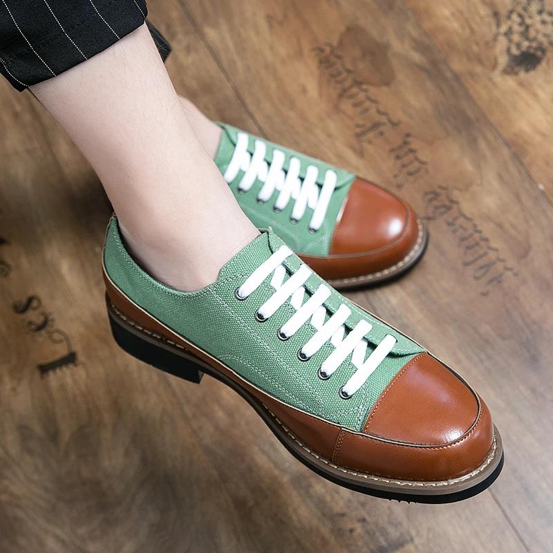 Kožené boty Pánské Ležérní Šněrovací Mokasíny Vysoké Kvality Nízký Podpatek Platformové Boty Kůže Prémiová Ležérní Luxusní Značka Oxfordky