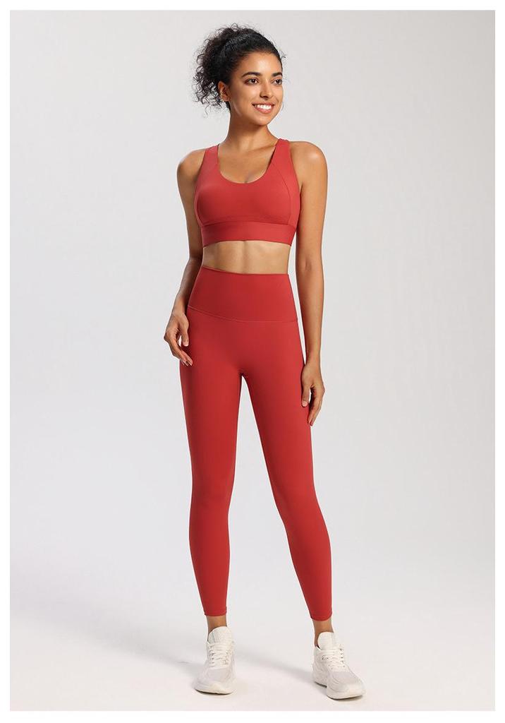 High-Intensity Shockproof Sports Bra with Side Support for Yoga, Running, and Fitness