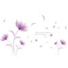 Neue Romantische Lila Blumen Wand Aufkleber Liebe Wohnzimmer Schlafzimmer für Home Decor Kunst Aufkleber Hintergrund Aufkleber Tapete Dekoration