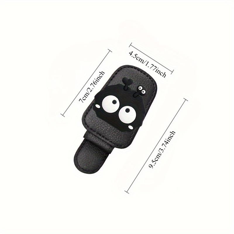 1pc Cute Coal Spirit Design Magnetic Glasses Holder - Stylish Strong Magnetic Stand for Glasses, Car Interior Accessory
