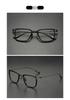 Retro Square Frame Pure Titanium Glasses for Science & Engineering - Large Frame, Myopia-Compatible