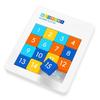 Number Klotski 4x4 Macaron Magnetic Speed Sliding Block Game Educational Puzzle Toy Brain Tester for Kids Children Birthday Gift
