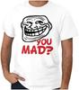 Troll Face You Mad Trollface Meme Graphic  Men or Women   Unisex T-Shirt