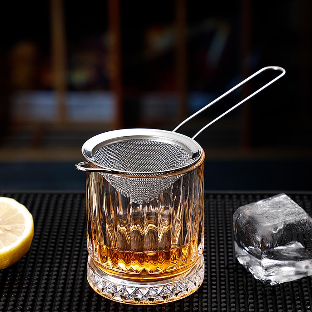 Steel Practical Baking Sifting Cooking Tool Kitchen Oil Skimmer Colander Cocktail Filter Strainer