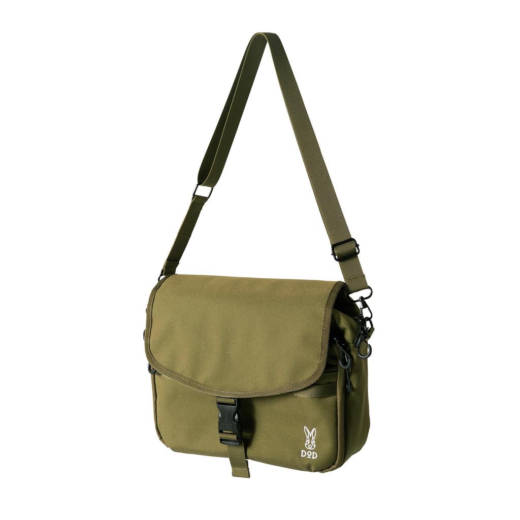 DOD Sukushoba Shoulder Perfect for Outdoor Activities and Bag, Multifunctional, Multi-Storage, Water-Repellent, Unisex, Lightweight, Hands-Free,