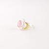 Natural Pink Cat's Eye Gemstone 925 Solid Silver Jewelry Women's Designer Ring RR-61-38