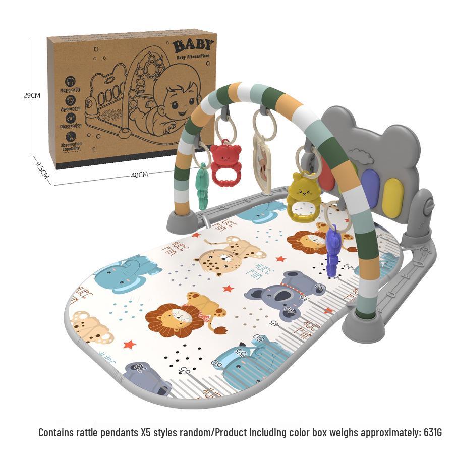 Free Shipping Baby Musical Kick & Play Gym: 0-36 Months Enlightenment Fitness Rack & Early Education Play Mat