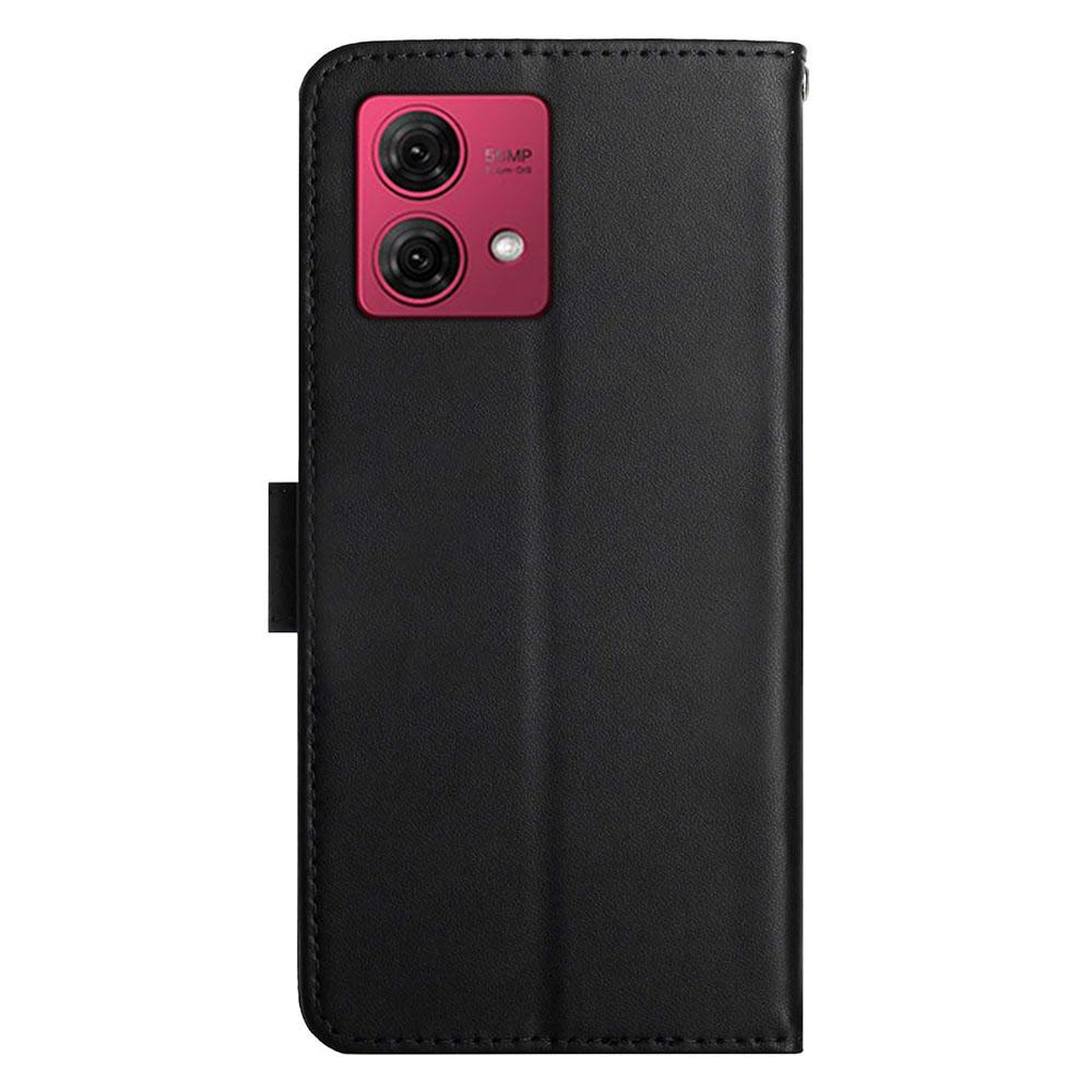 HT02 For Motorola Edge 40 Neo 5G Case Genuine Cow Leather Phone Cover