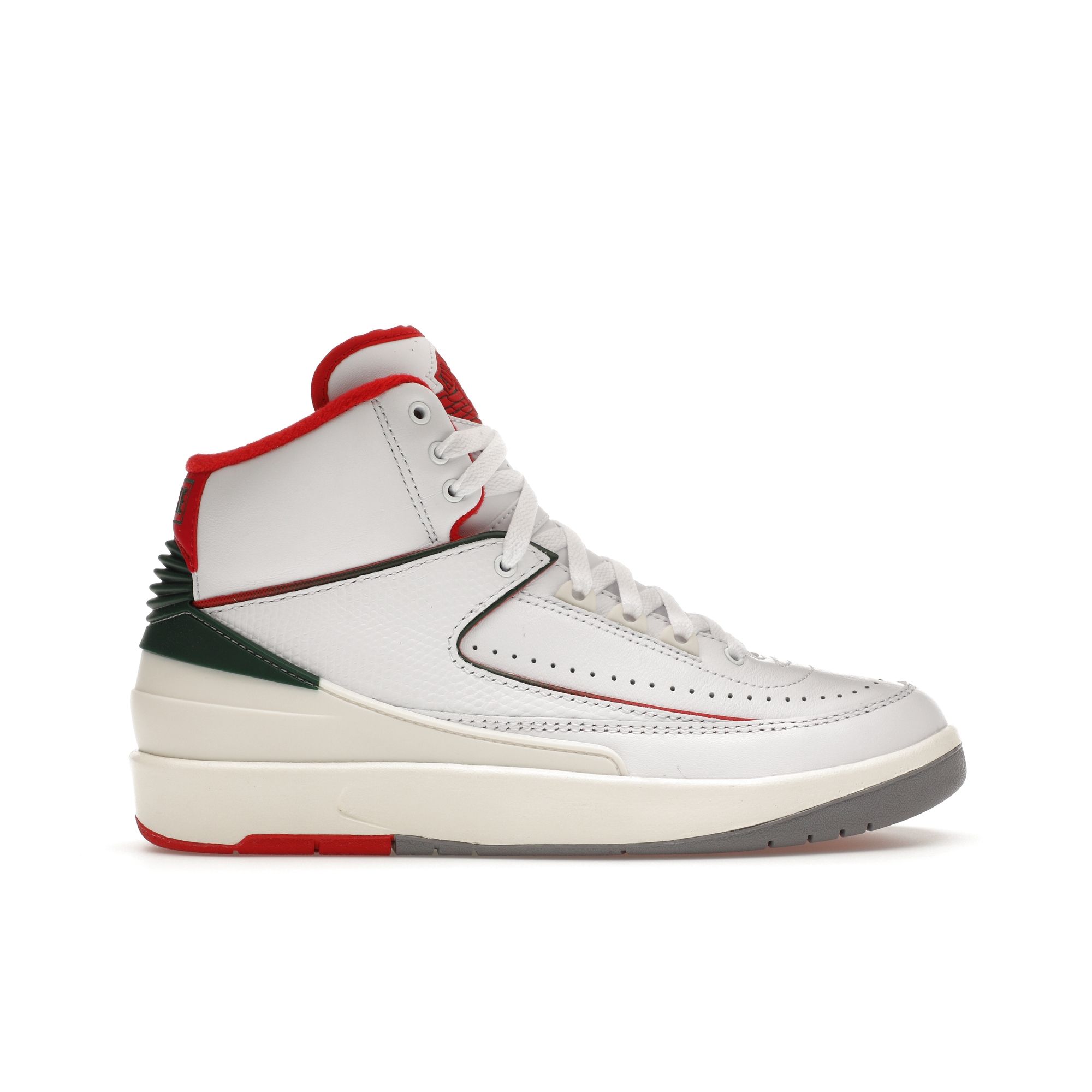 

Air Jordan 2 Retro GS White Fire Red Fir Sail DQ8562-101 39