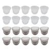 10PCS Hearing Aid Domes 12mm/0.5in Double Layer Soft Silicone Washable Removable Anti Static