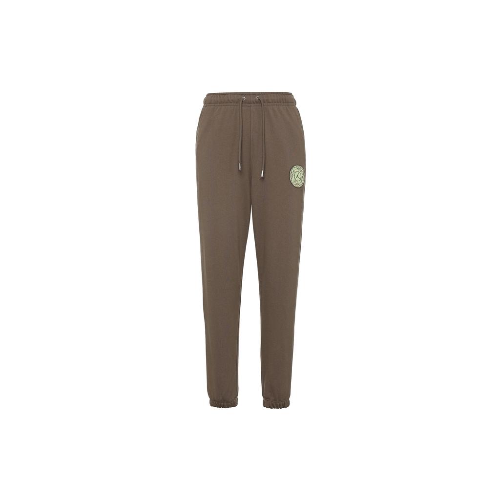 Jordan CNY Series Knit Fleece-Lined Drawstring Joggers Men Bottoms Light-Brown FB1454-274