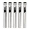 5pcs Diamond Hole Saw Drill Bit 3-18mm Glass Drill Bit for Ceramic/Marble/Granite Stone/Bottles/Tile Cutting [Silver Tone]
