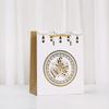 12pcs Eid Mubarak Paper Gift Bags Islamic Ramadan Tote Bags with Rope Handles for Presents and Party Supplies Packing Candy