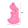 Heart Shape Keychain Casting Silicone Molds Dog Paw Print Resin Molds for Key Chain Pendant Making Epoxy Resin Craft Jewelry DIY