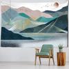 Natural Scenery Sun Forest Mountain Tapestry Wall Hanging Wall Hippie Wall Carpets Beauty Psychedelic Tapestry