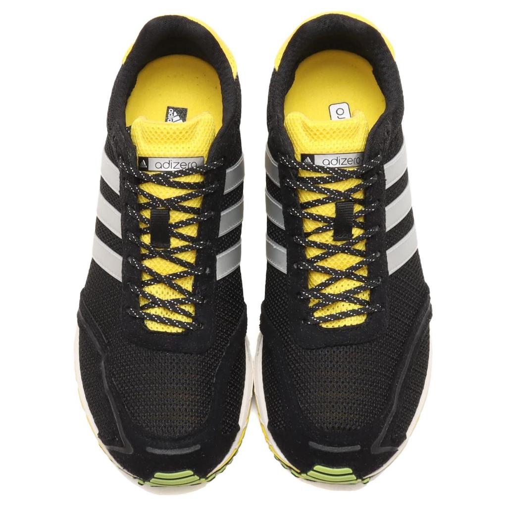 adidas Adizero Adios OG Core Black Silver Yellow Women Sneakers Silver-Metallic JP7635