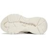 MLB Chunky High Slip Resistant Abrasion Resistant Cushioning High Top Canvas Shoes Unisex White Black 3ASHULP2N-50BKS