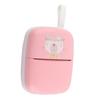 Pocket Thermal Printer Mini HD Bluetooth Inkless Pocket Phone Printer for Students Pink