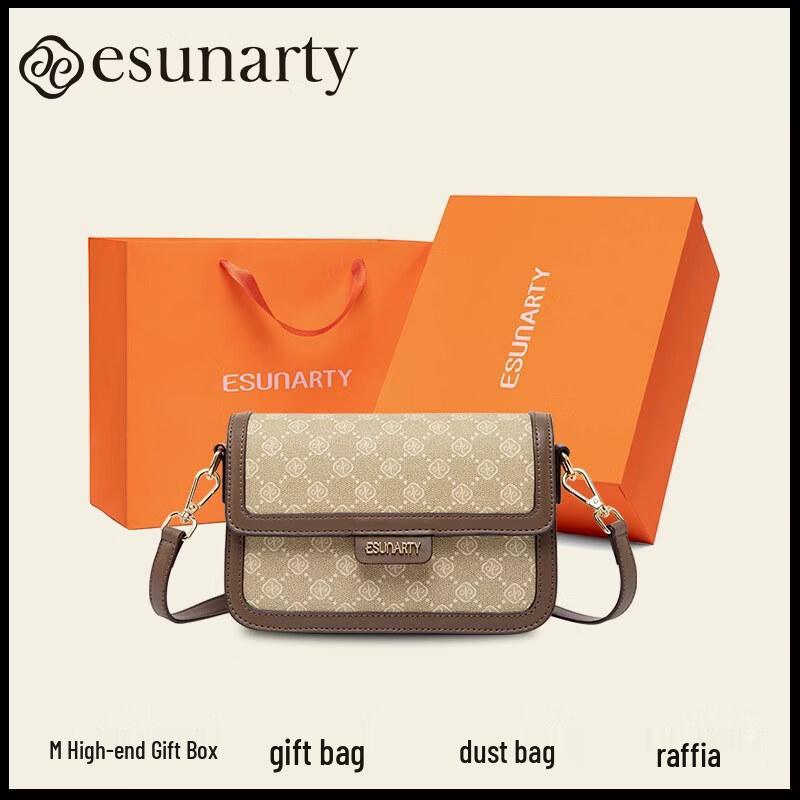 ESUNARTY Women s Monogram Crossbody Bag