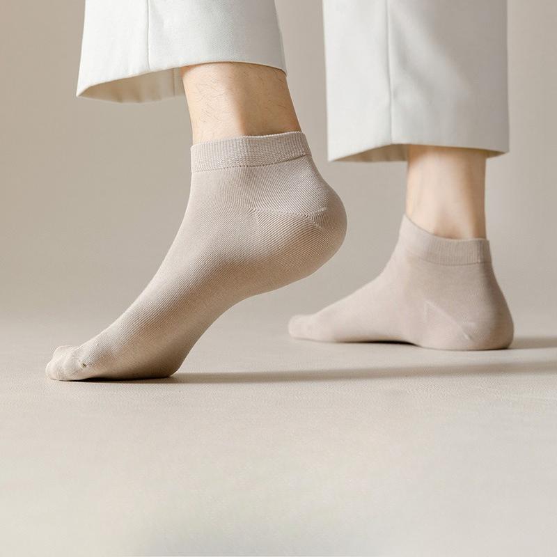 Pure Cotton Socks, Men's Socks, Spring and Summer Short Socks, Casual Boat Socks, Anti-odor and Sweat-absorbing Cotton Socks