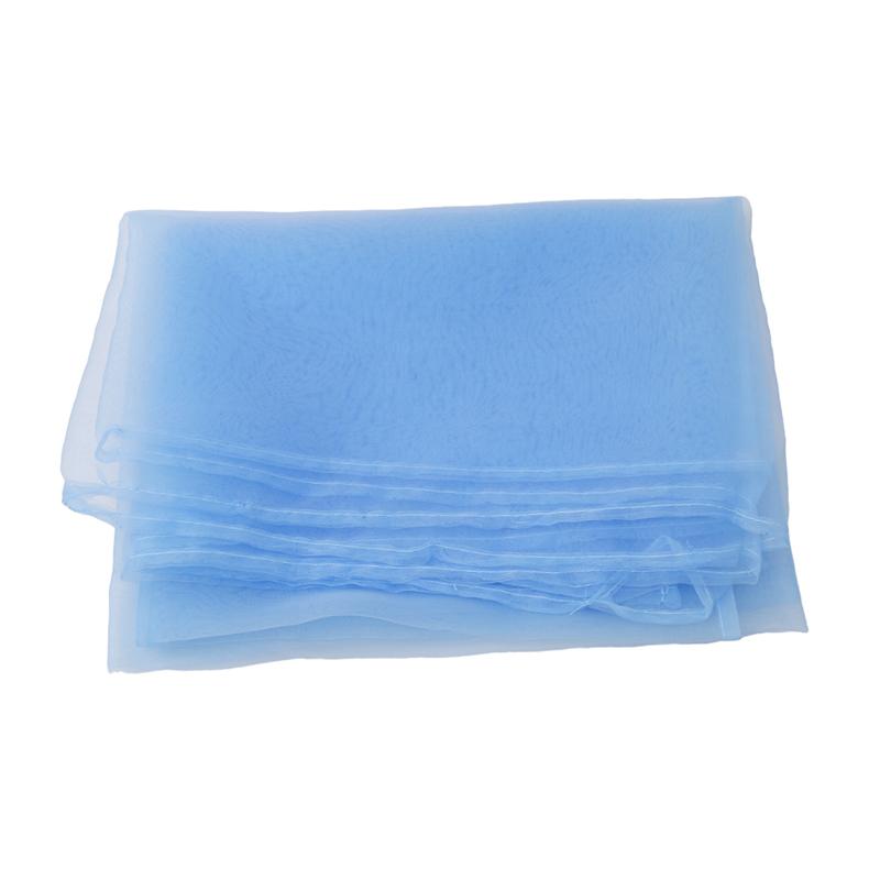 Colorful Sheer Tulle Curtains Polyester Solid Color Rod Pocket Curtain for Bedroom Kitchen Living Room Kid Room Classroom