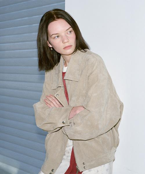 ON&ON Suede Bomber Jumper Nel6Xm801_97