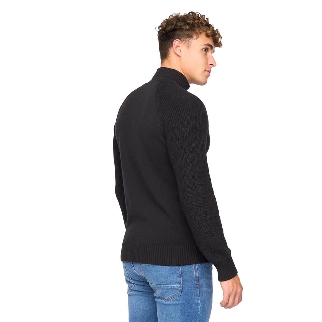 Crosshatch Mens Birchin Knitted Full Zip Jumper