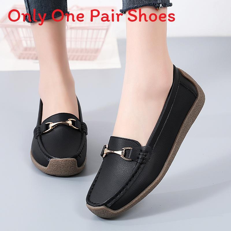 Casual Loafer Shoes For Women With Antislip Rubber Sole And Breathable Pu Insole For Daily Comfort