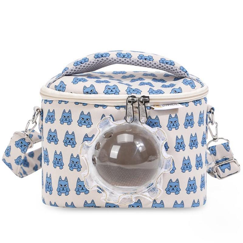 MDNG Portable Leather Pet Travel Carrier Bag