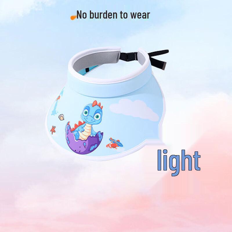 MEET SUNNY Kids' Cartoon Wide-Brim Sun Visor