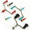 Fishing Wheel Grip Spinning Wheels Fish Wheel Double Shake Handle Cnc Metal Rocker Arm Fit Outdooring Fishing Accessories
