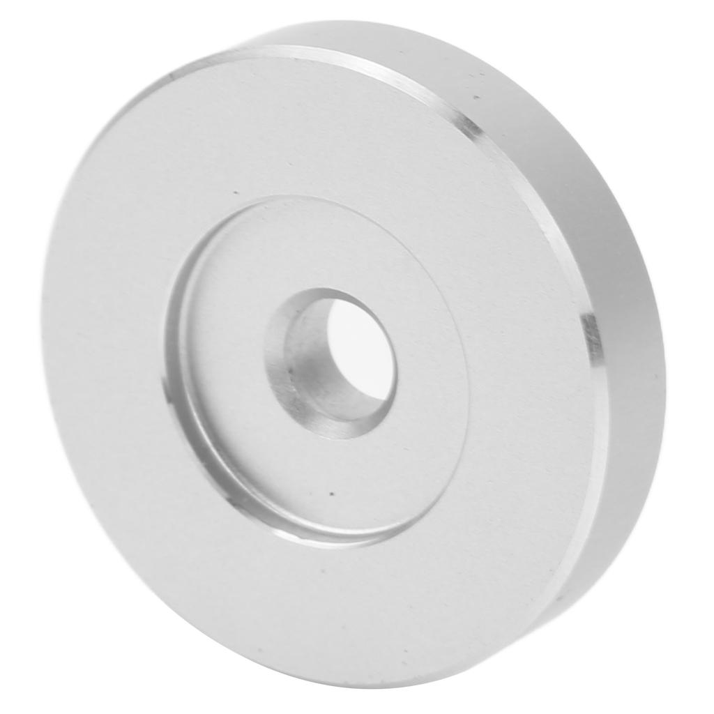 Schallplattenadapter Metall Plattenspieler Schallplattenzubehör Ersatzteil Silber