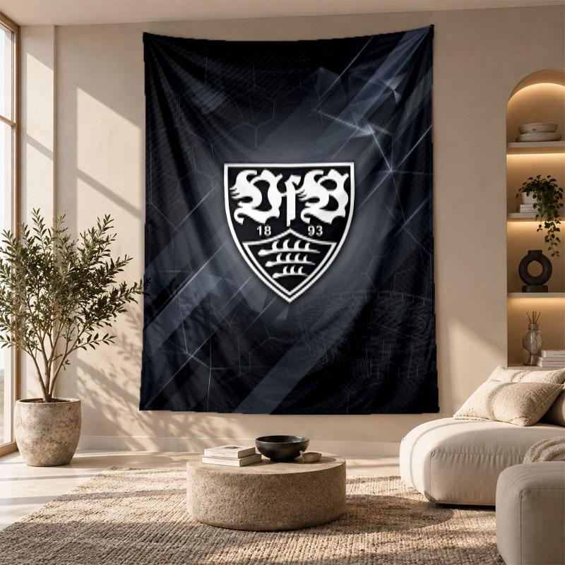 Decorative Tapestry,VfB Stuttgart Printed Wall Art, Lightweight Wall Hanging For Bedroom Background