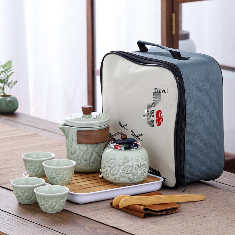 Zhishi Kung Fu Tea Set - Dragon & Phoenix