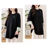 Vintage New Chinese Style Long-sleeved Top Autumn and Winter Mid-length Versatile Shirt