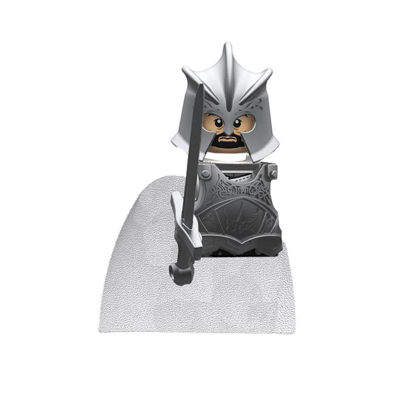 1pcs Thrones Golden Armor Warrior Guard Jaime Lannister Barristan Selmy Meryn Trant Building Blocks Mini Action Figure Toys