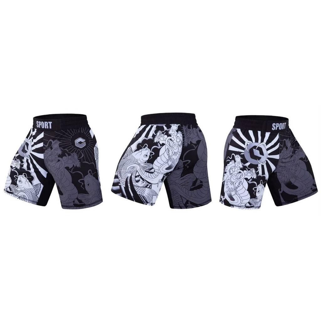 MMA Muay Thai Kickboxing Boxing Shorts Mixed Martial Art UFC Boxer Unisex Men Women Pants Fighting Fitness Gym Training Sport Workout